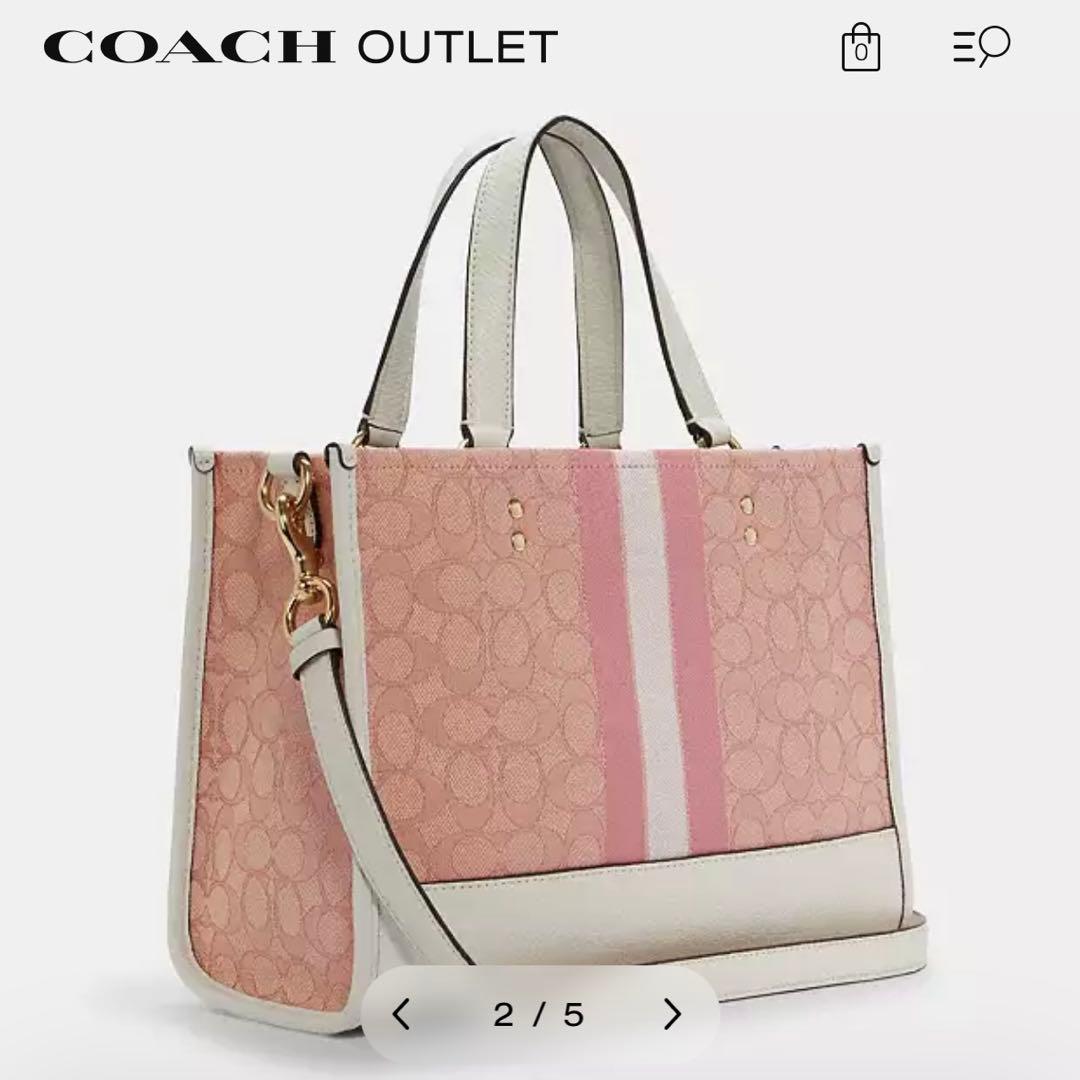 デンプシー キャリーオール シグネチャー ジャカード coach コーチ