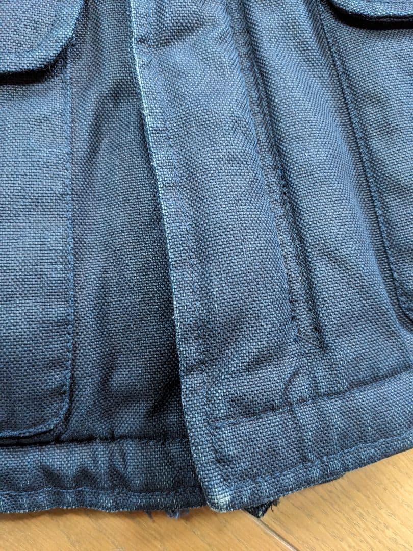 45R45rpm　インディゴコットンダウンベスト