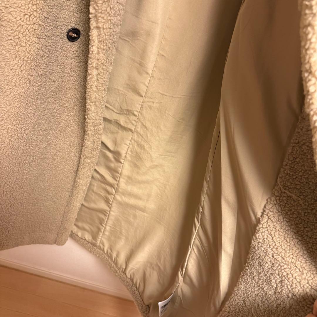 ZARA エクストラロングフェイクボアコート