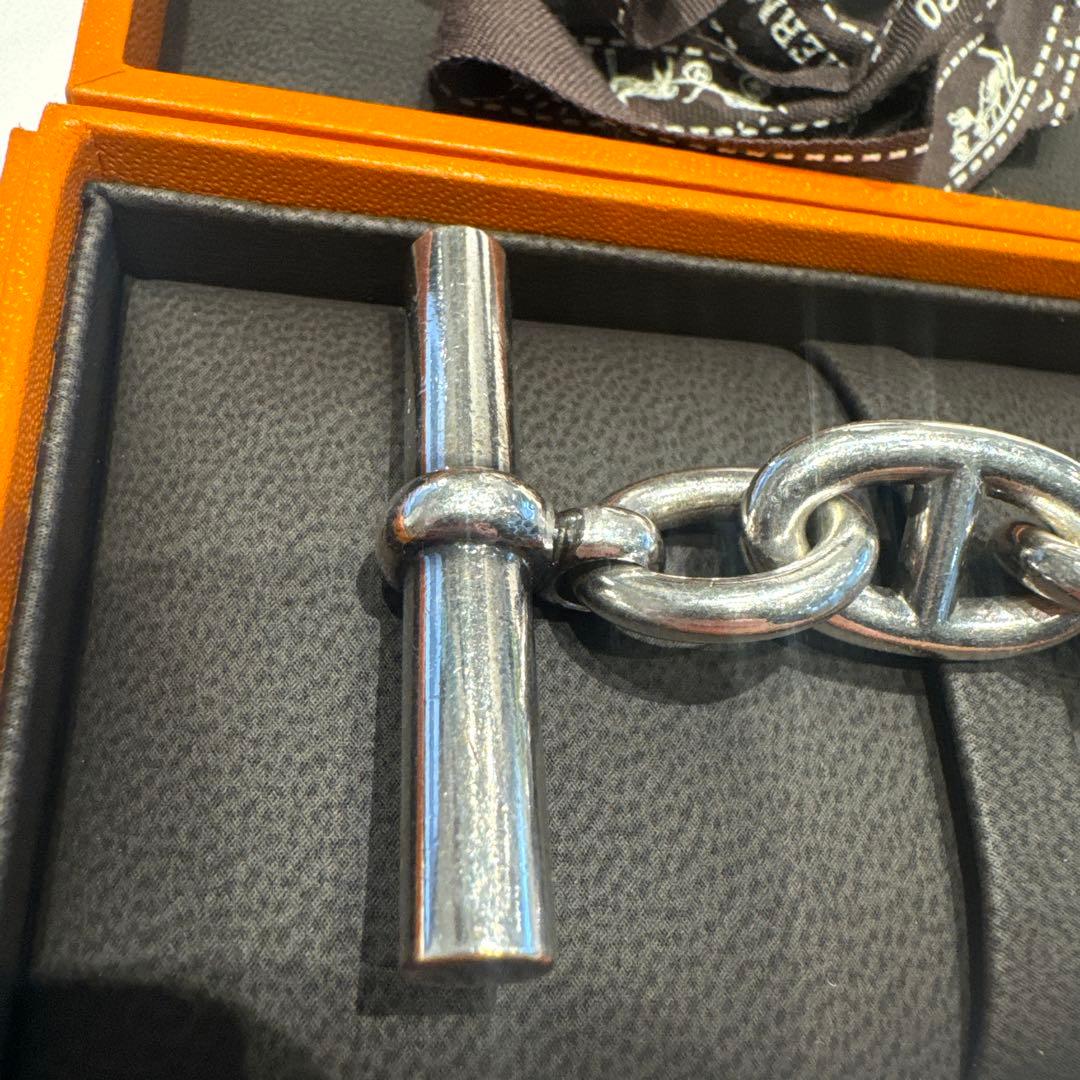 エルメス HERMÈS TGM12コマ　シェーヌダンクル ブレスレット
