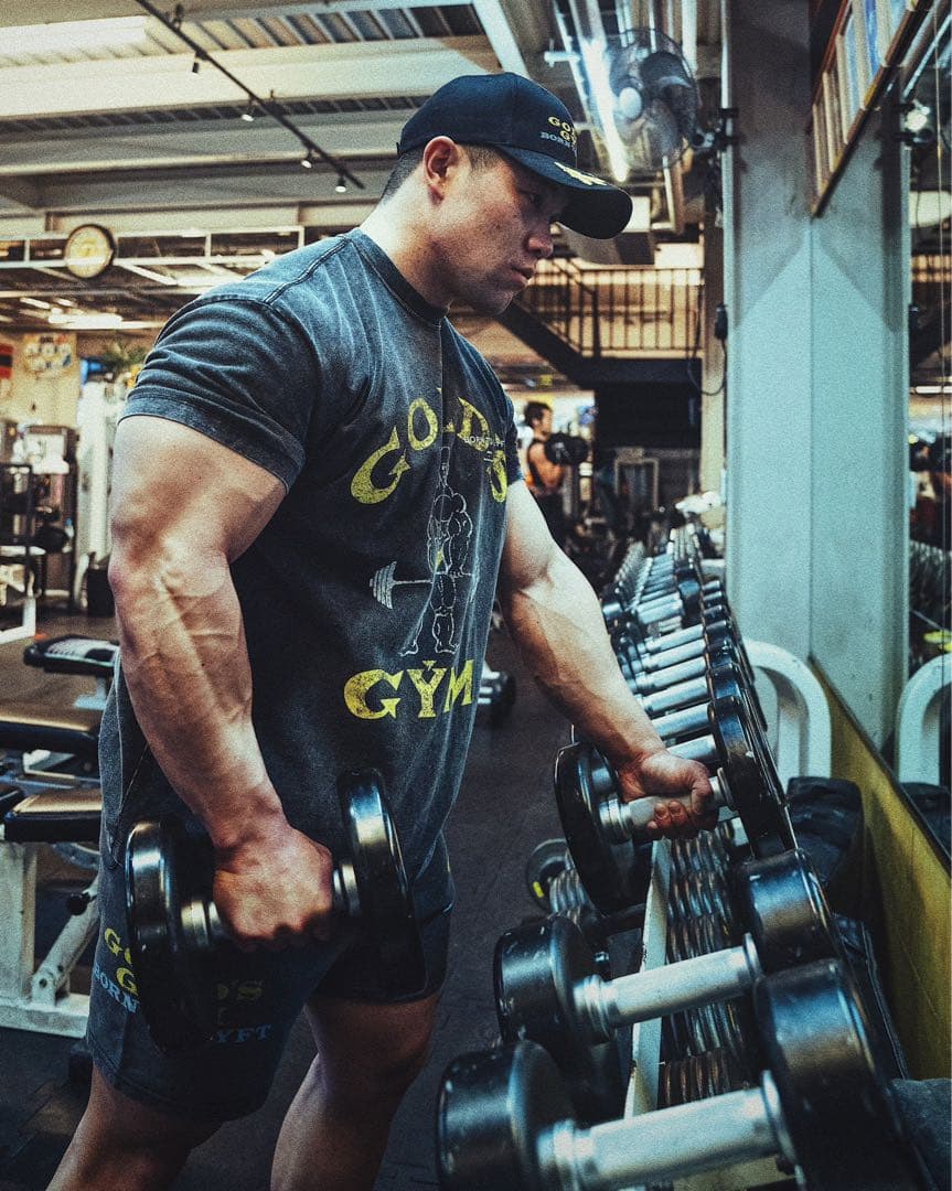 LÝFT × GOLD'S GYM BIG T-SHIRT XL リフト