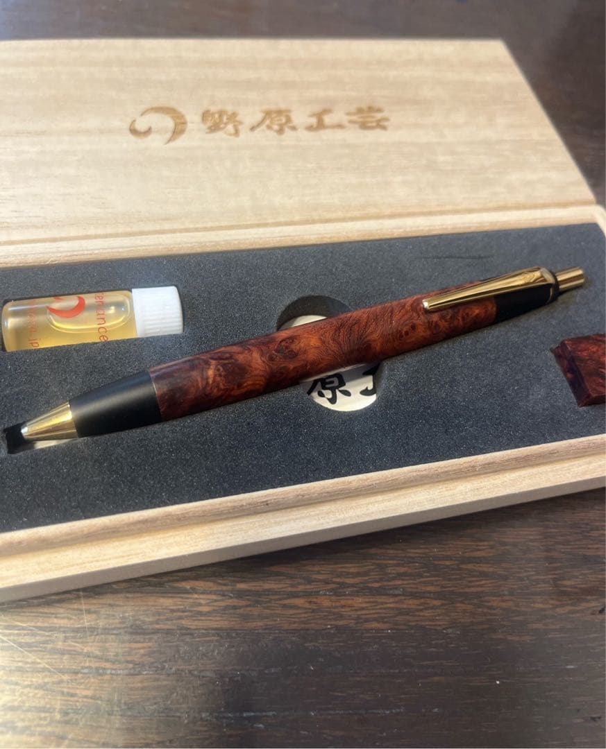 野原工芸 特上花梨瘤 ボールペン スタンダード