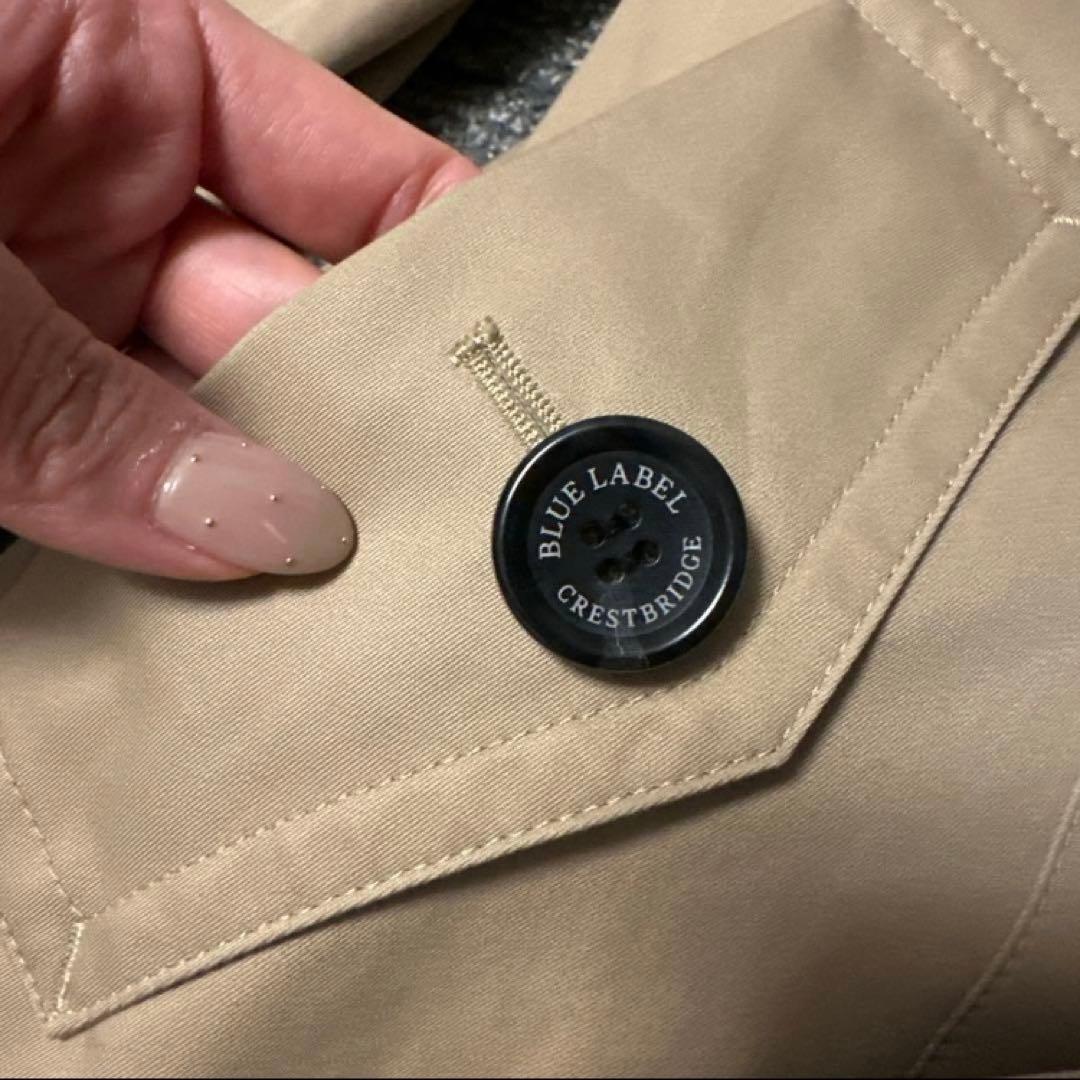 【美品】　ブルーレーベルクレストブリッジ トレンチコート　ライナー付き Lサイズ