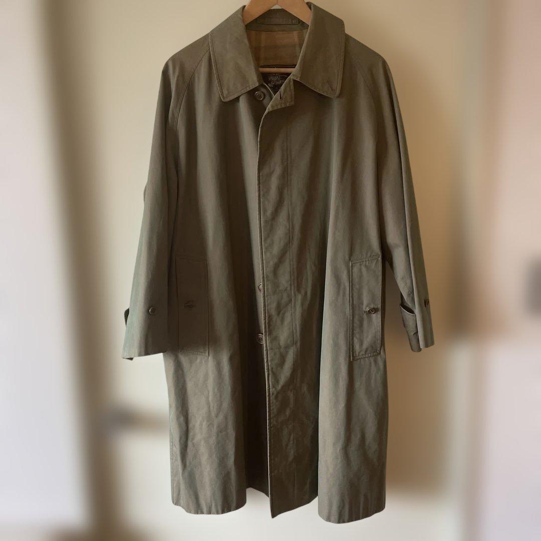 バーバリー　バルマカンコート　玉虫色　一枚袖