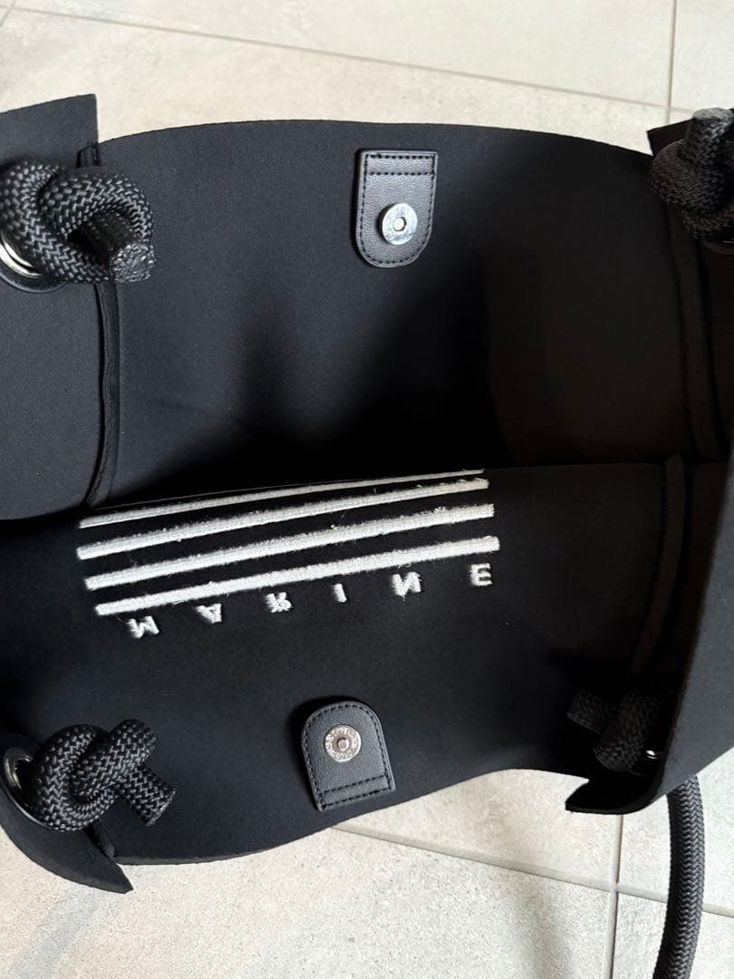 【新品】muta MARINEカットオフネオプレン BIGトートバッグ　ブラック