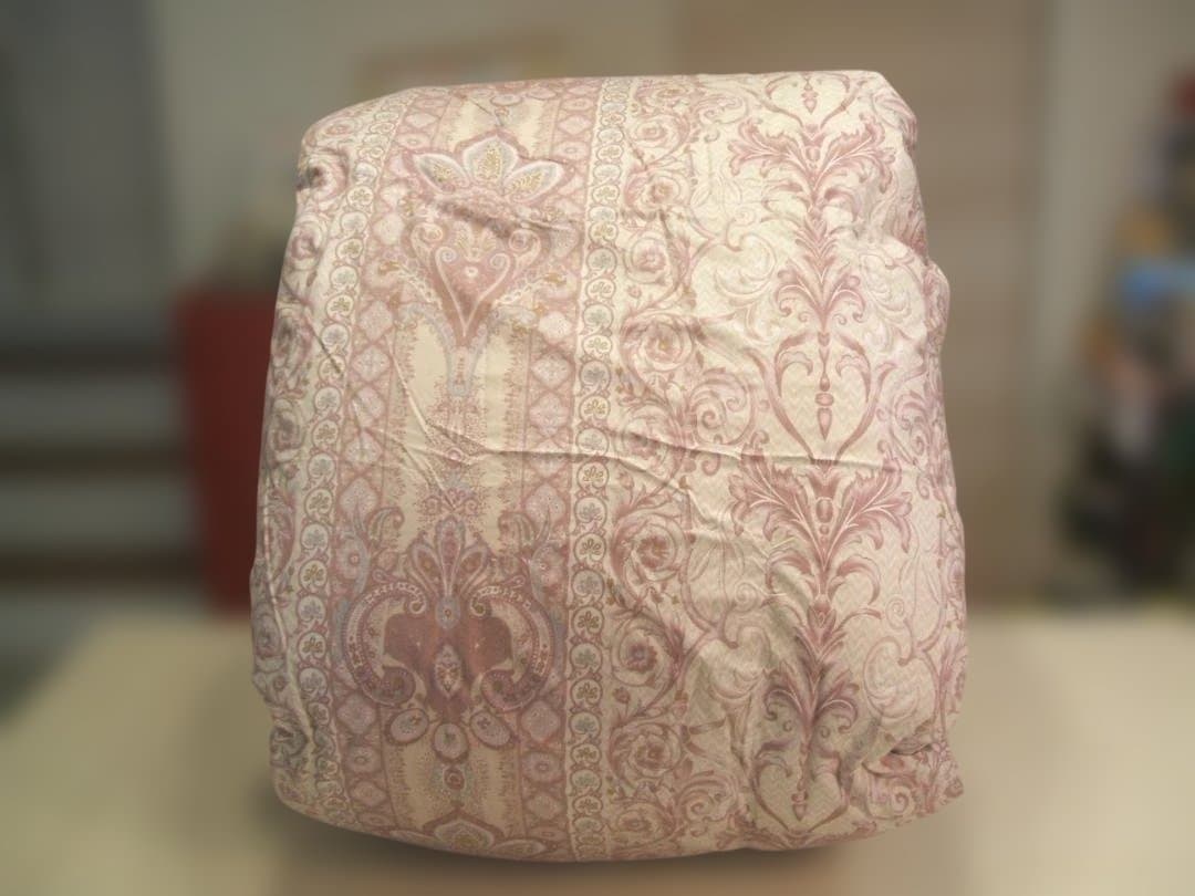 （ダブル）新品＊四つ星＊暖かアルミ加工超長綿生地＊フランス産ダウン増量＊羽毛布団