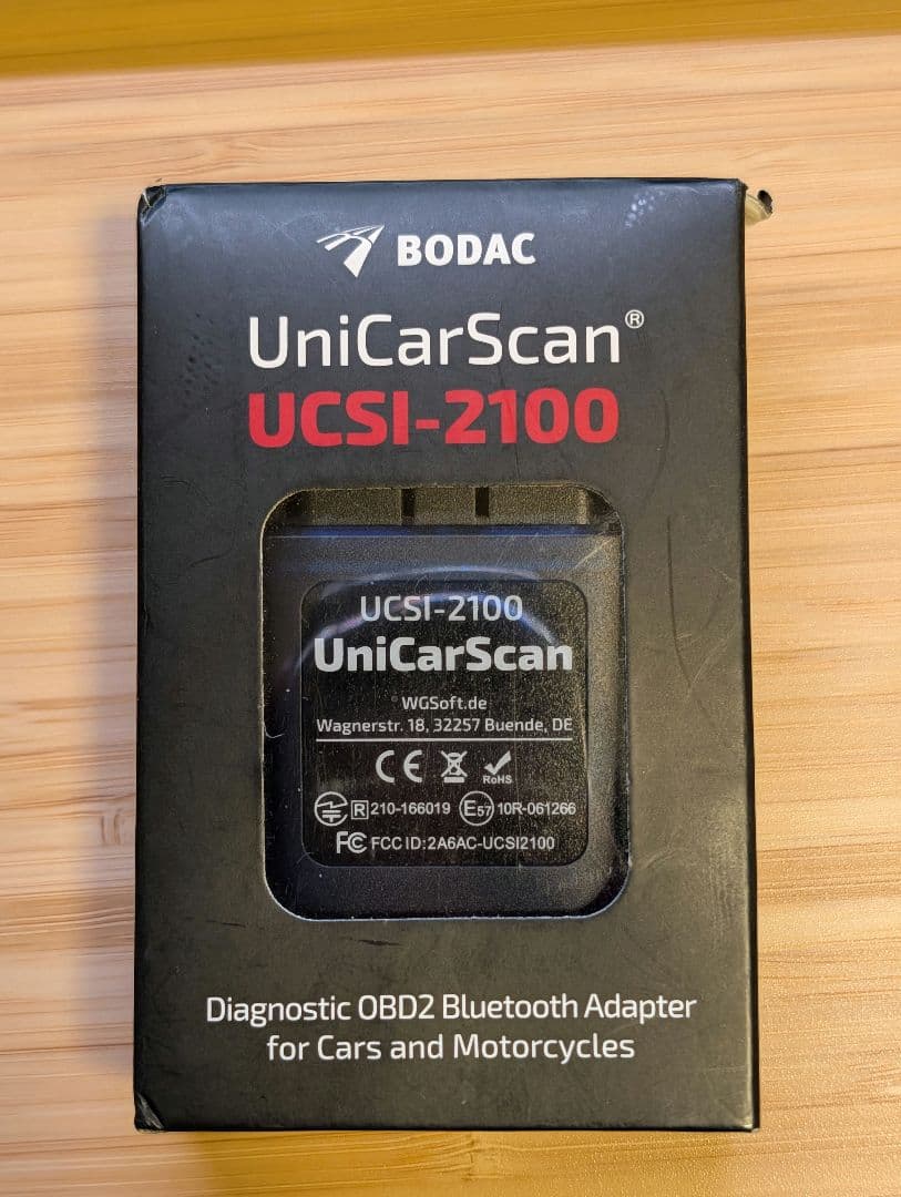 UniCarScan UCSI-2100 OBD2スキャナー
