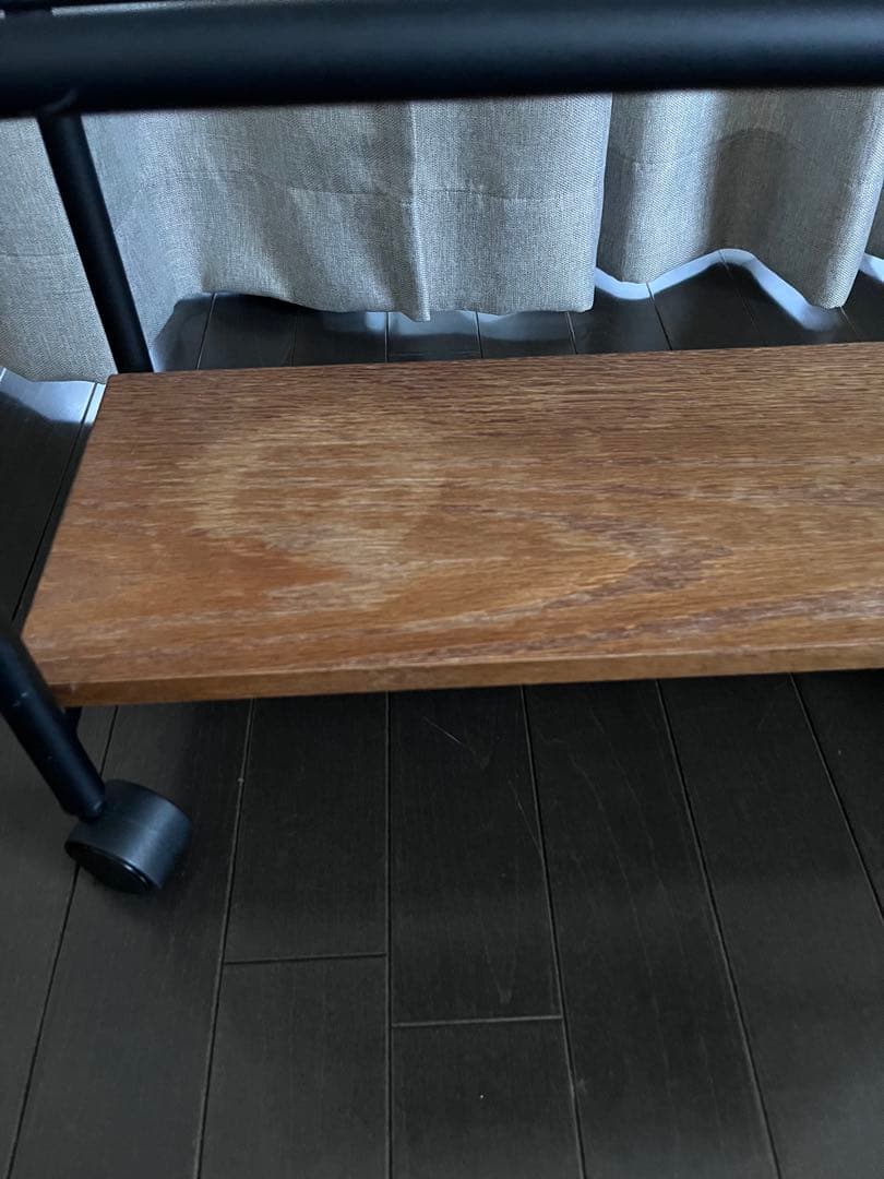 ワゴン 4段 キャスター付き ブラウン