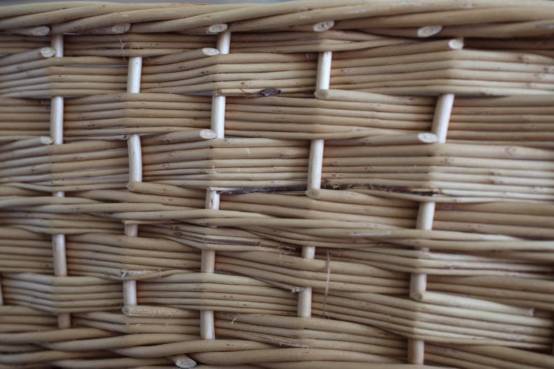 イギリス　アンティーク風な柳のベッド　犬用　猫　ペット用ベッド　バスケット