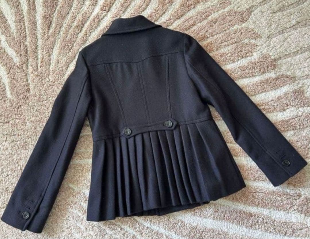 ★美品★ 【Burberry】バーバリーダッフルコート　ネイビー　8Y 128