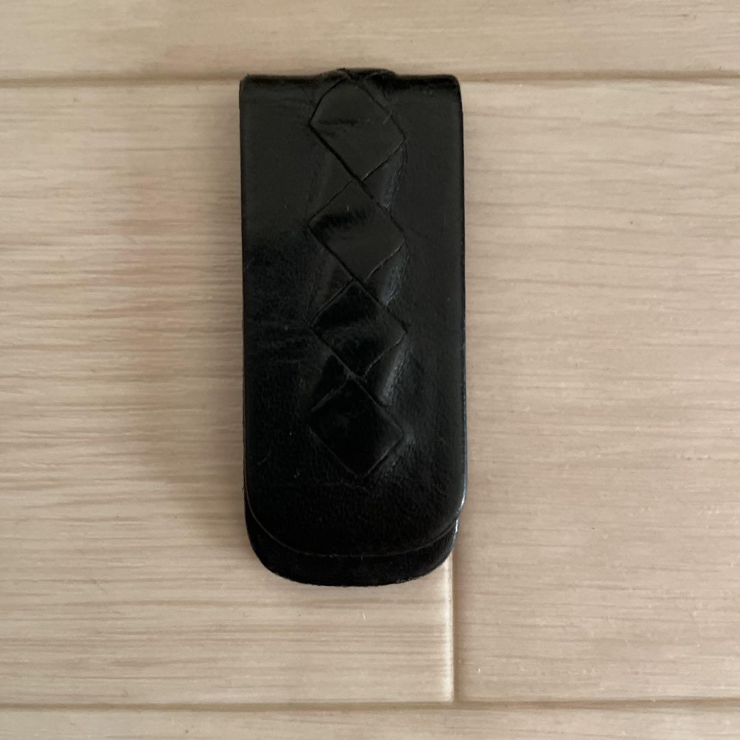 さらに値下げしました　ボッテガのマネークリップ(黒)