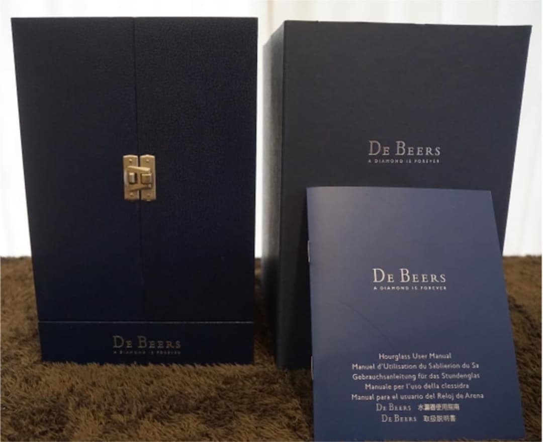 De Beers デビアス　ミレニアムアワーグラス