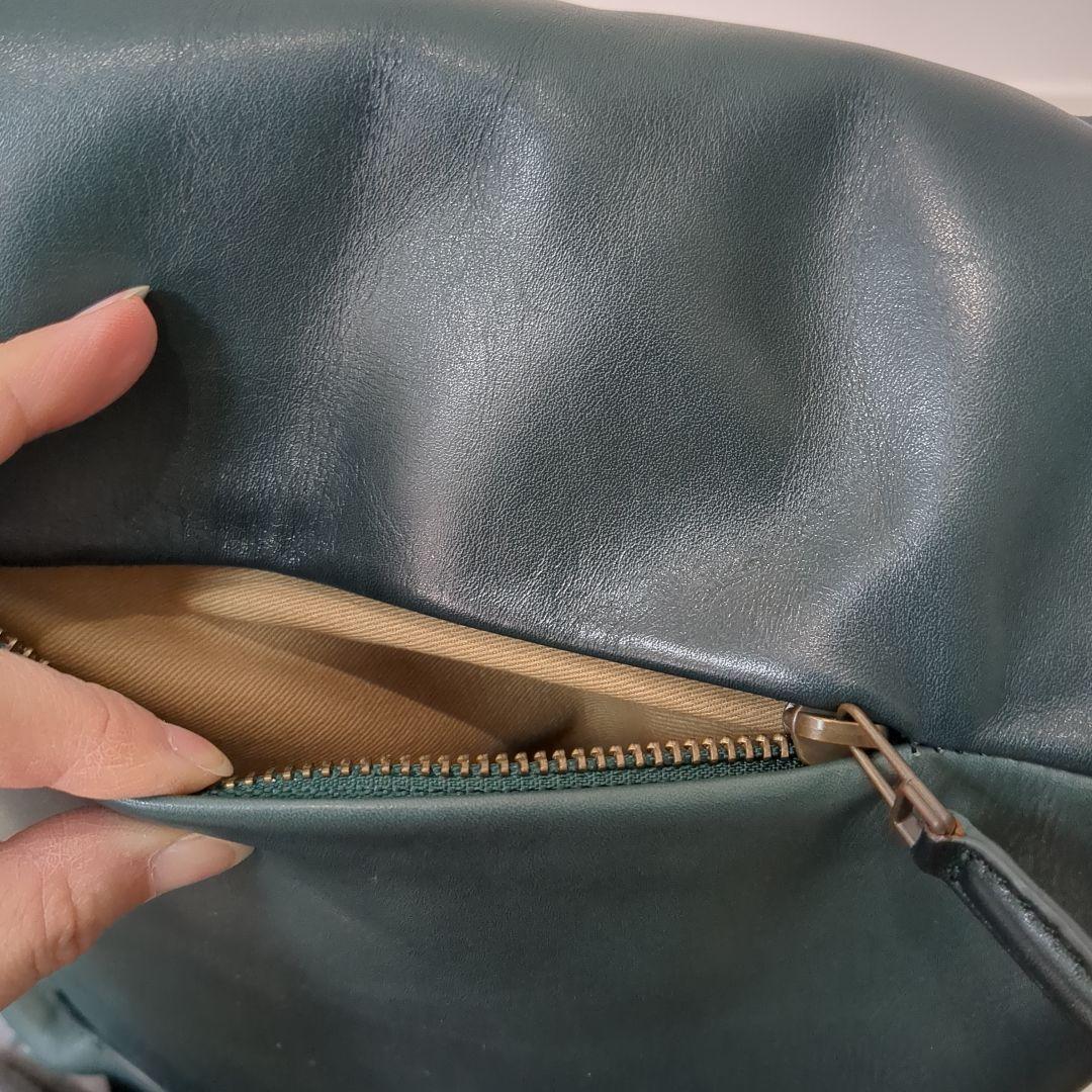 MOTHER HOUSE レザー　トートバッグ　アンティーク　グリーン