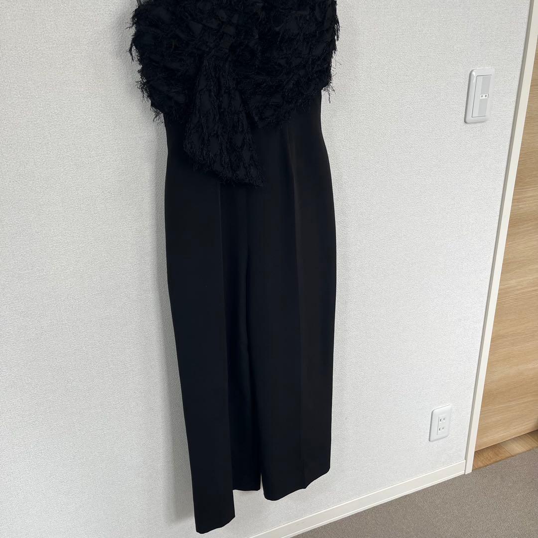 【美品】お呼ばれ　ラグナムーン　パンツドレス　ブラック　M