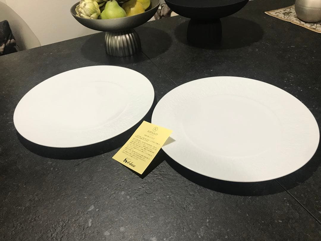 お値下げ　未使用品　RAYNAUD ミネラル　プレート大皿２枚セット