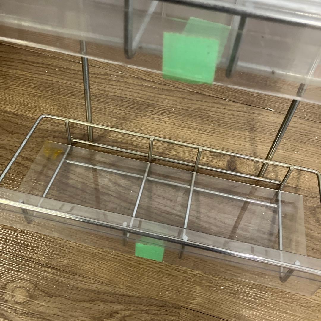 A-3 ステンレス製 スパイスラック 4段 壁掛け キッチン収納 小物収納