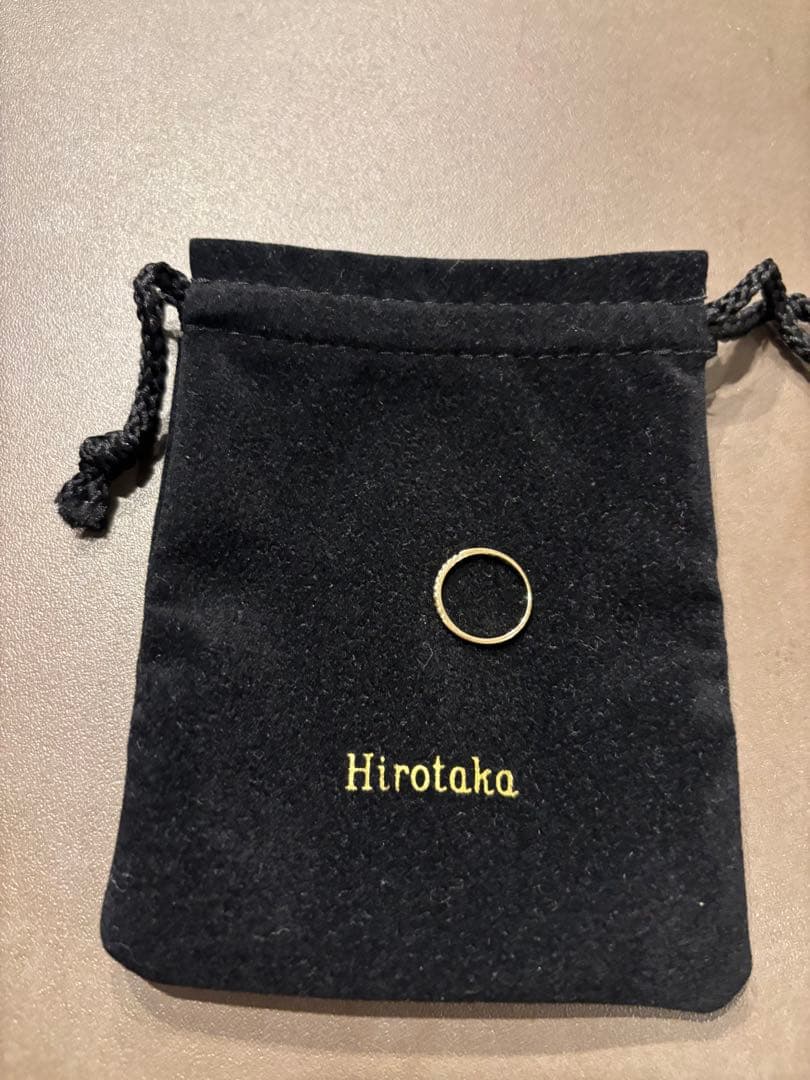 Hirotaka ヒロタカ　GOSSAMER ダイヤモンド　ピンキーリング