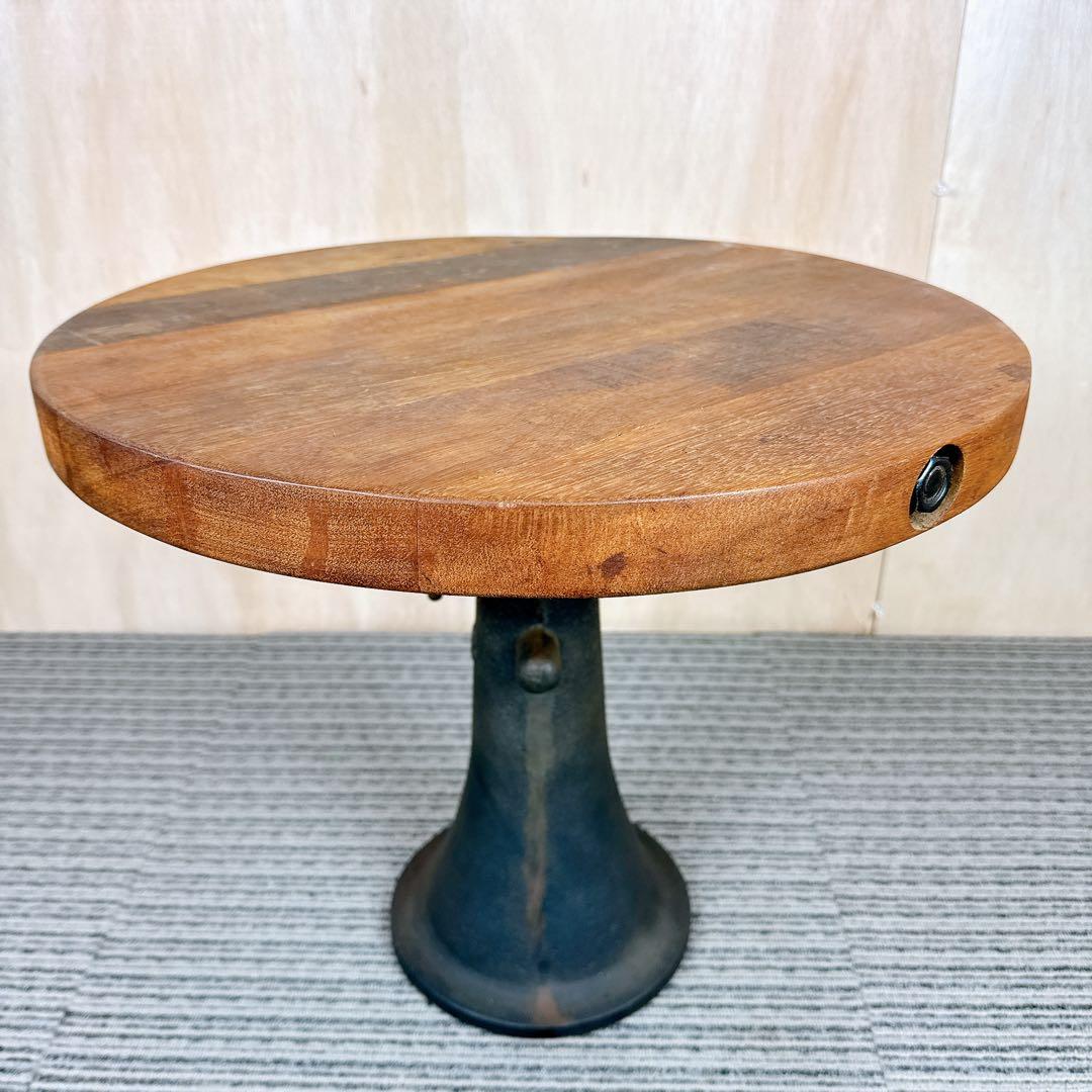 FLYMEe CRASH GATE D8 サイドテーブル 回転昇降 アンティーク