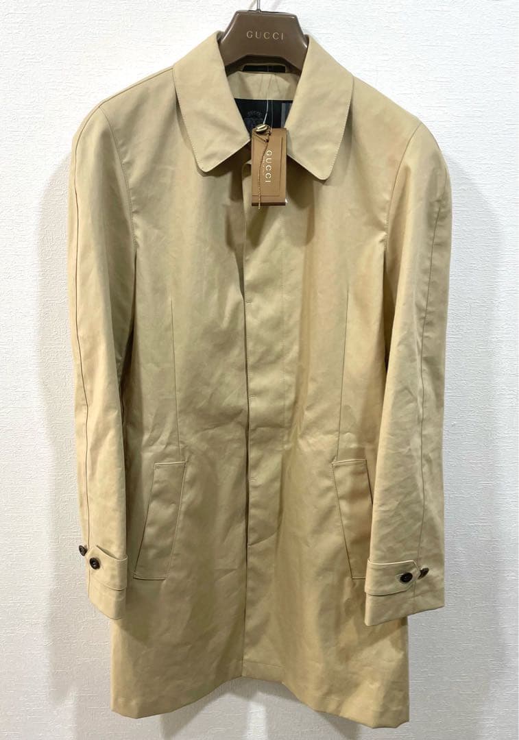 GUCCI グッチ ベージュ トレンチコート 新品タグ付き