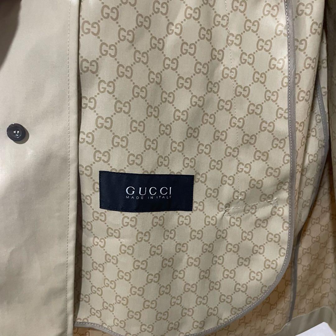 GUCCI グッチ ベージュ トレンチコート 新品タグ付き