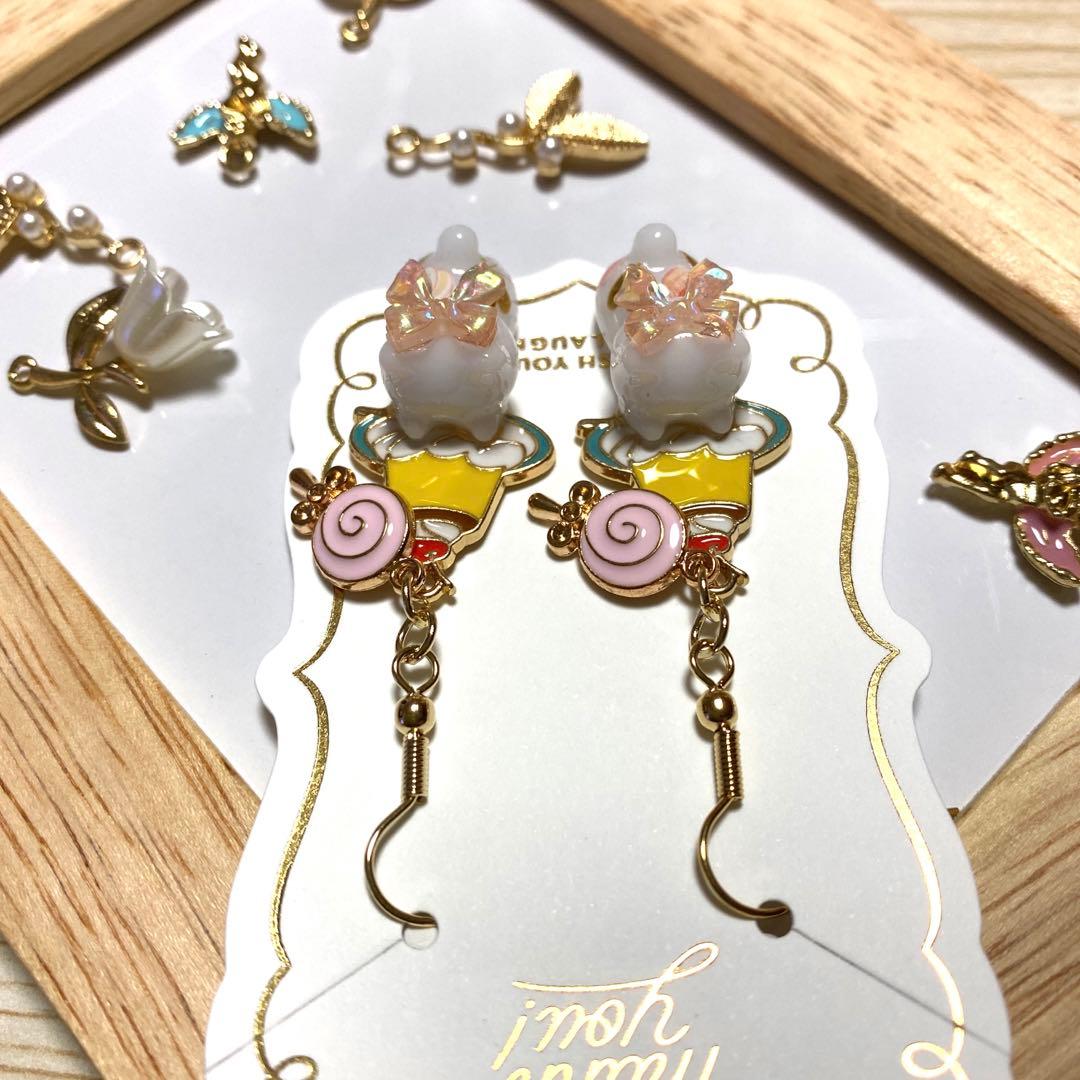 ☆プリンとsweets猫ちゃんピアス☆