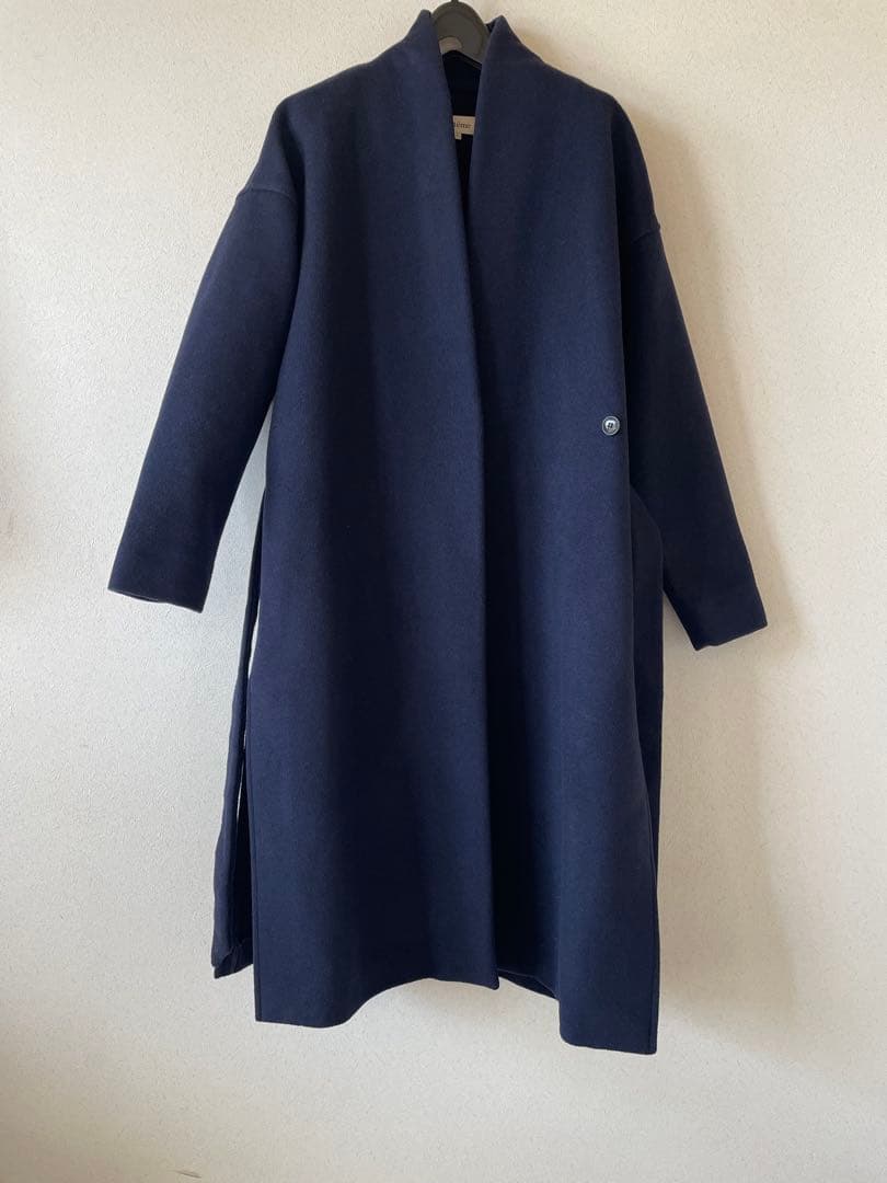 TOTEME トーテム　Robe Coat ローブコート　 S ネイビー