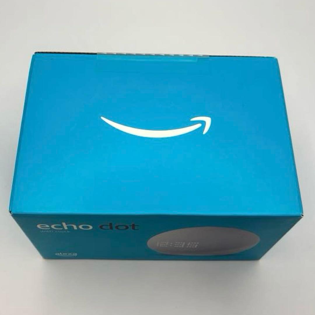【新品】 Echo Dot with clock 第5世代 グレーシャーホワイト