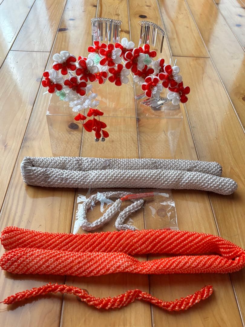 七五三　勝山かんざし　３点セット➕かのこ、ちんころ2セット➕ソックス