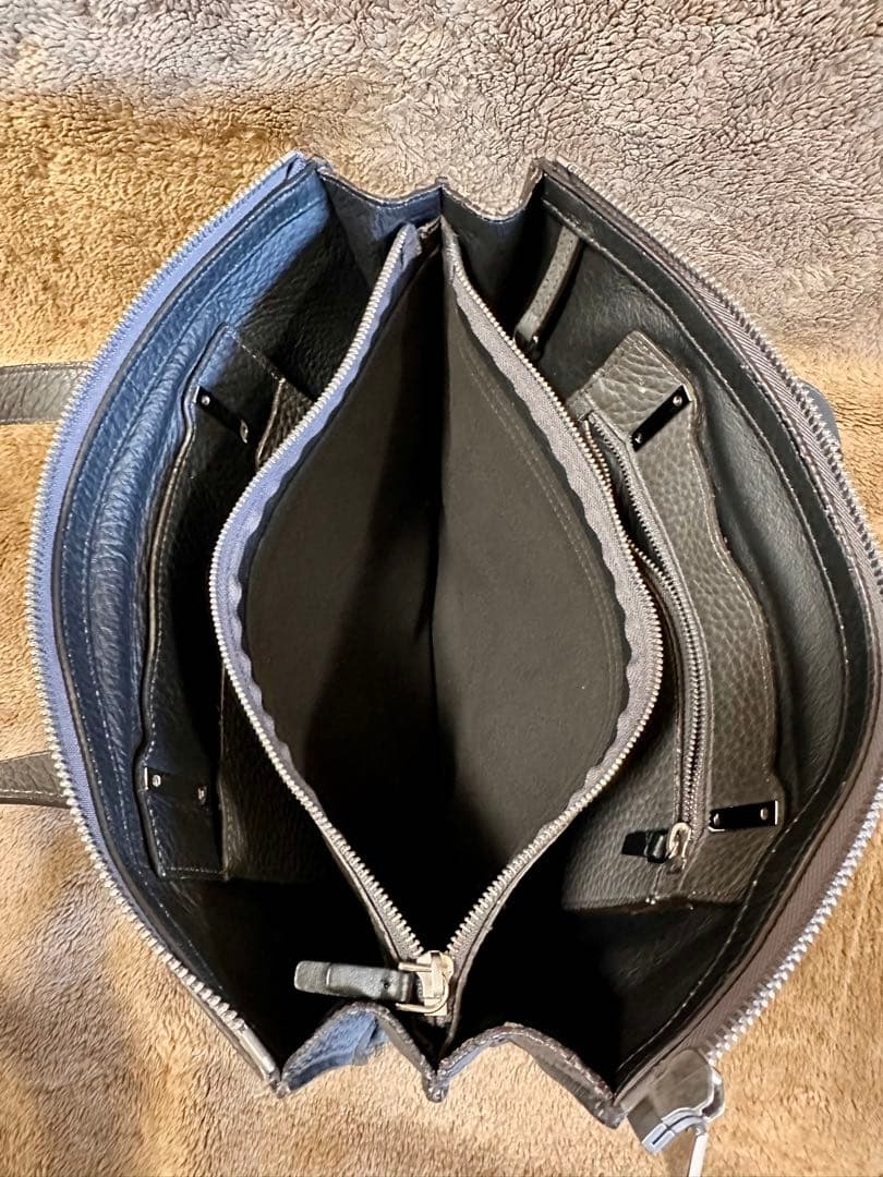 フルラFURLA☆トートバッグ GIOVE☆ダークグレー☆中古