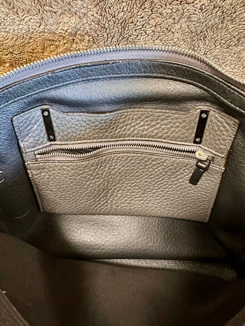 フルラFURLA☆トートバッグ GIOVE☆ダークグレー☆中古