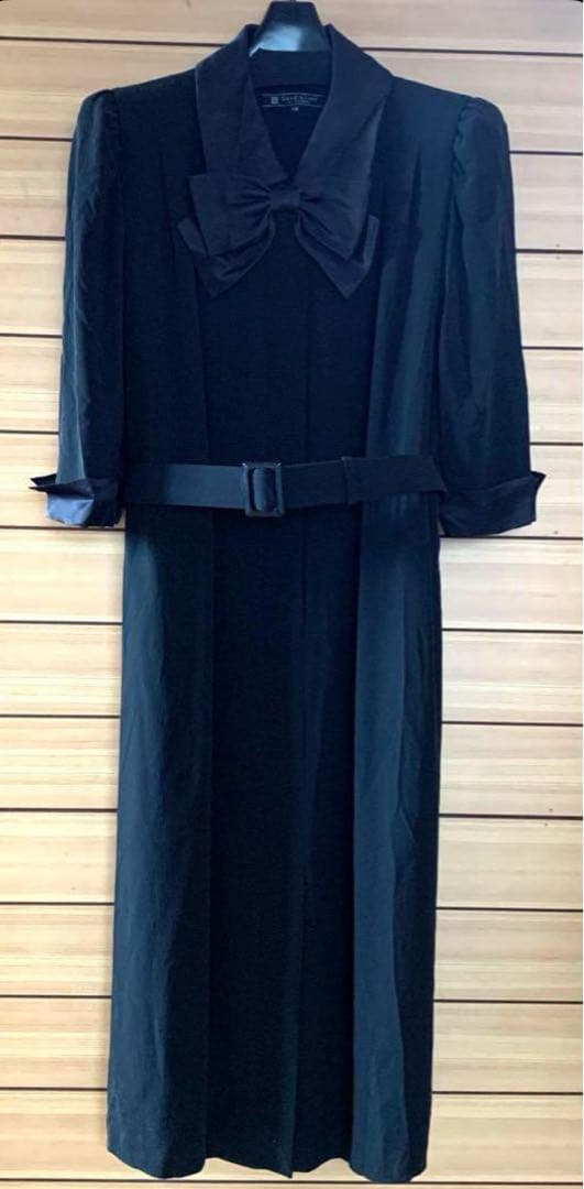 【最終値下げ】vintage ジバンシー ワンピース フォーマル XL 黒