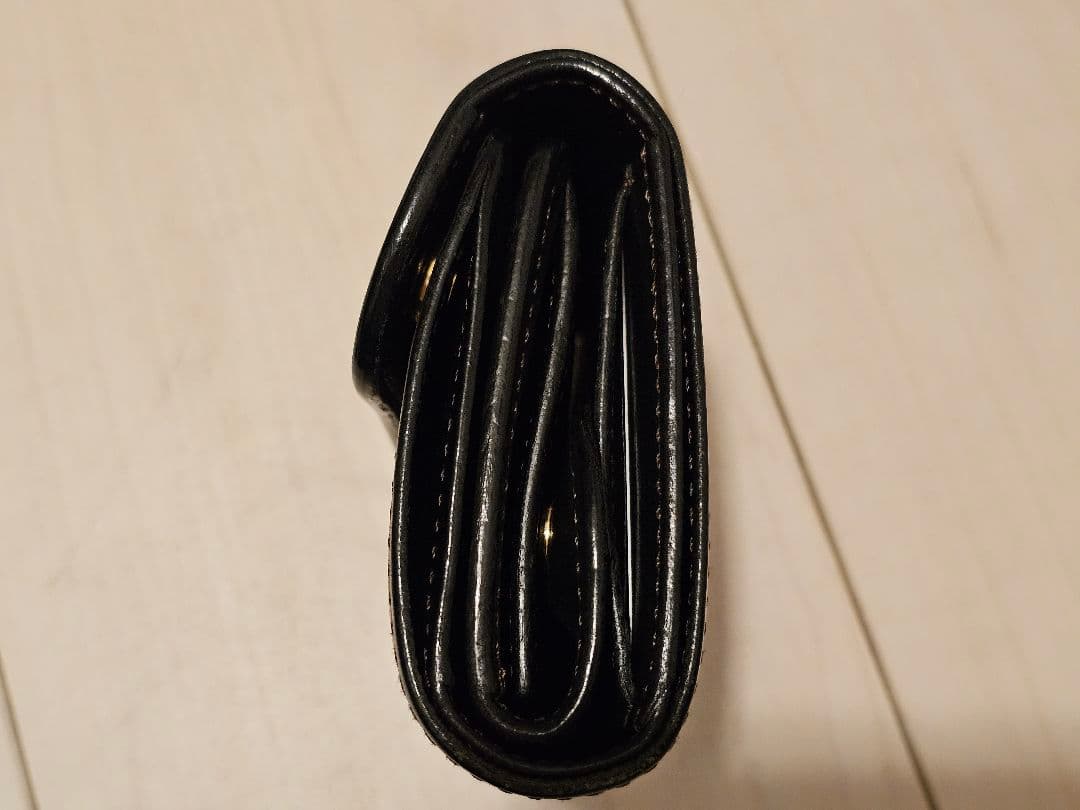 最終値下げ！WILD SWANS 三つ折り財布　ブラック　イーノ　レザー　eno