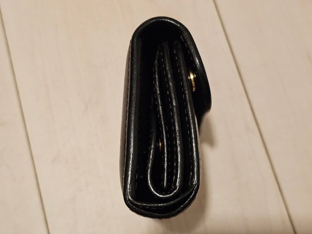最終値下げ！WILD SWANS 三つ折り財布　ブラック　イーノ　レザー　eno