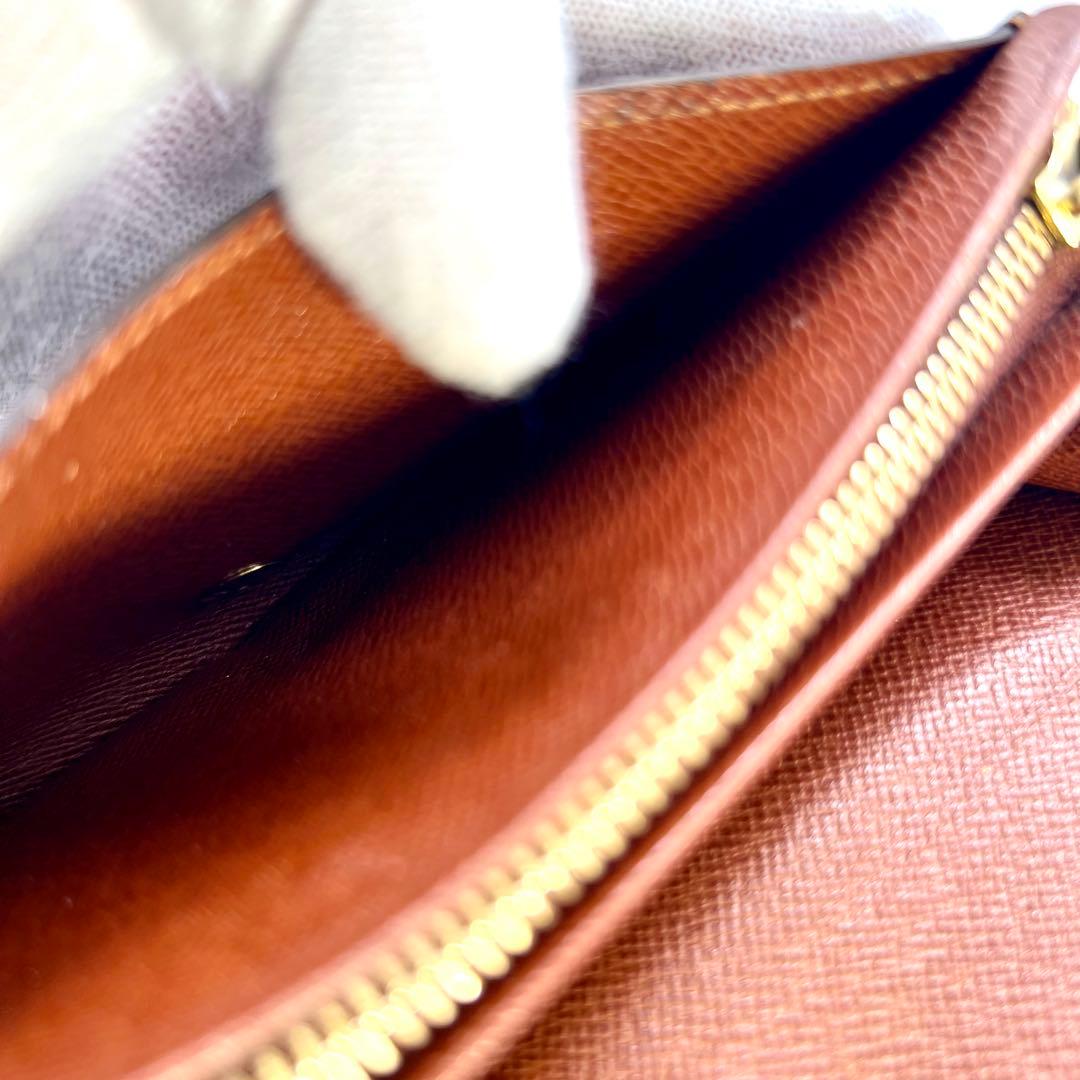 【美品】 ルイヴィトン モノグラム ポルトモネジップ M61738二つ折財布