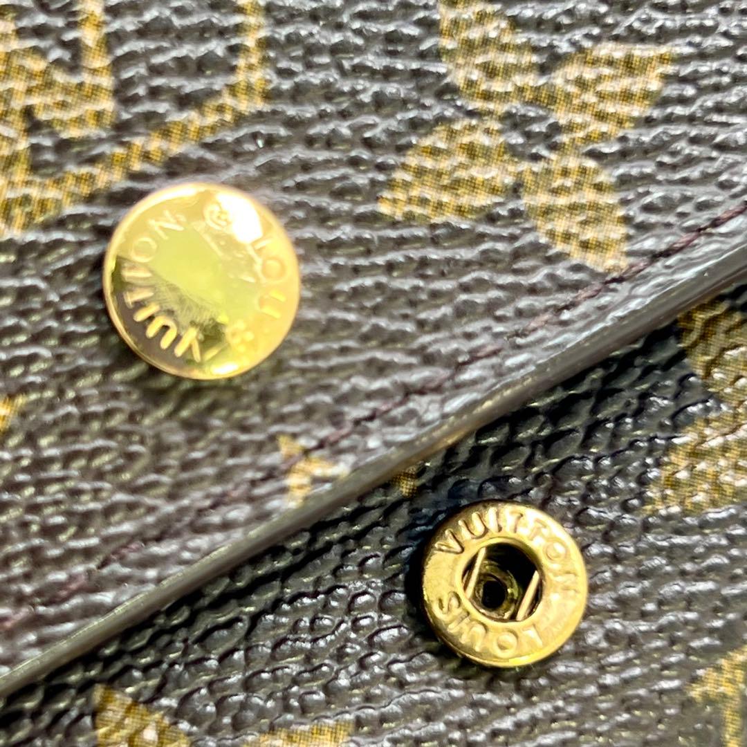 【美品】 ルイヴィトン モノグラム ポルトモネジップ M61738二つ折財布