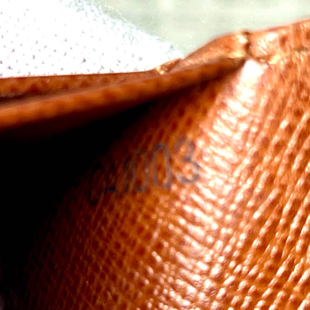 【美品】 ルイヴィトン モノグラム ポルトモネジップ M61738二つ折財布