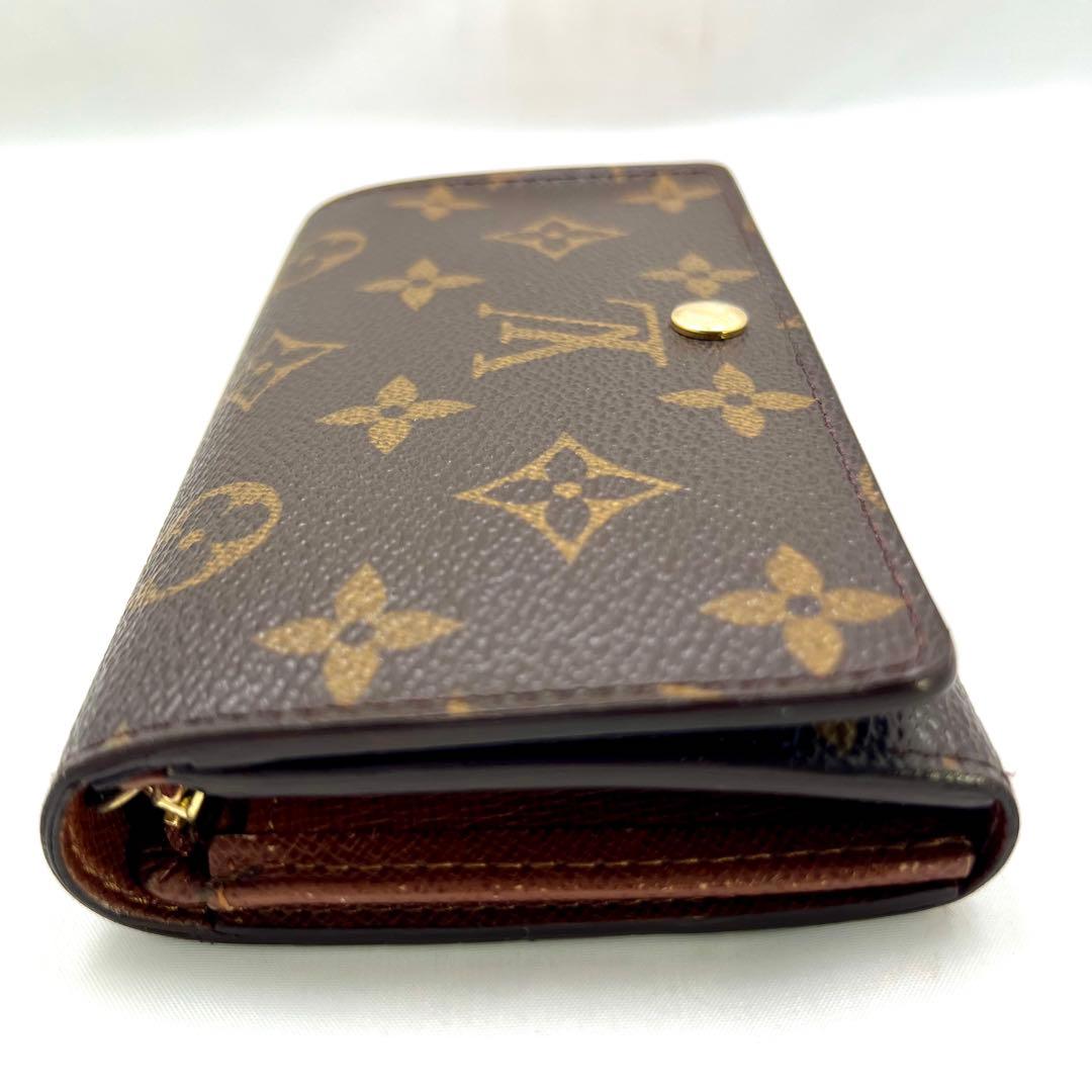 【美品】 ルイヴィトン モノグラム ポルトモネジップ M61738二つ折財布