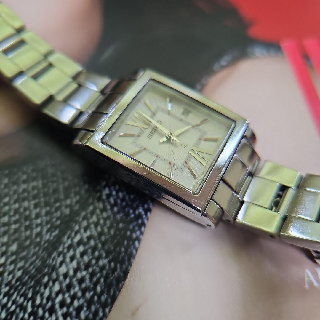 ⭐【美品希少レア】セイコールキア.7N82.0FK0シルバー腕時計