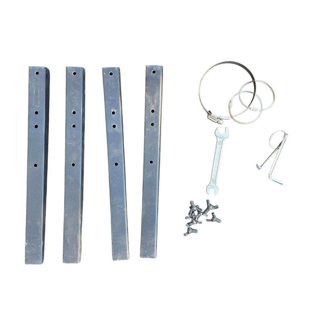 マウントスミ アウトドア薪ストーブ オーラ ver.2 延長脚・ピザストーン付き