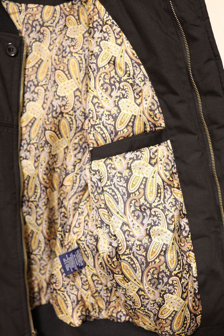 RENEGADE ダービージャケット 中綿 ブラック M