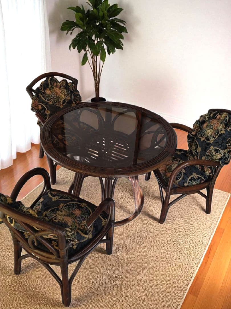 マルニ　maruni ラタン椅子 アンティーク家具 チェア