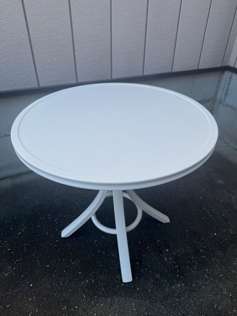 秋田木工 ダイニングテーブル T-130 ホワイト　IDC大塚家具