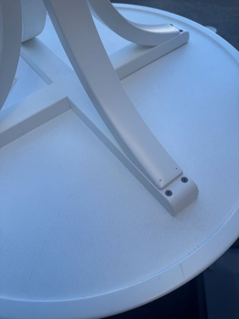 秋田木工 ダイニングテーブル T-130 ホワイト　IDC大塚家具