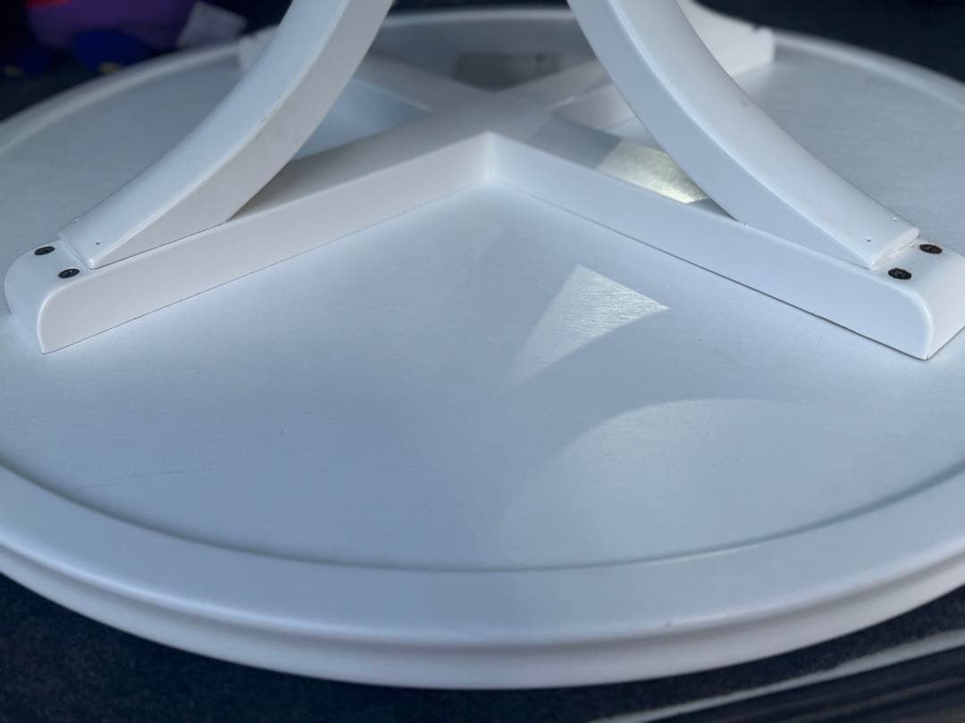 秋田木工 ダイニングテーブル T-130 ホワイト　IDC大塚家具