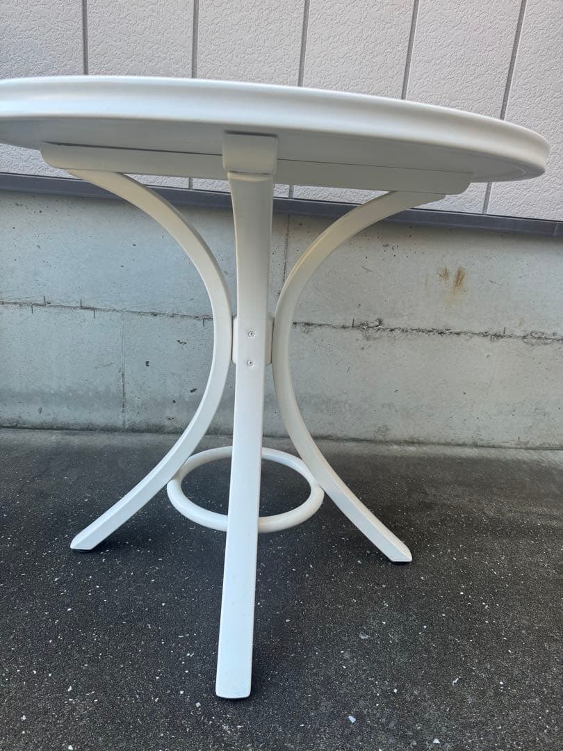 秋田木工 ダイニングテーブル T-130 ホワイト　IDC大塚家具