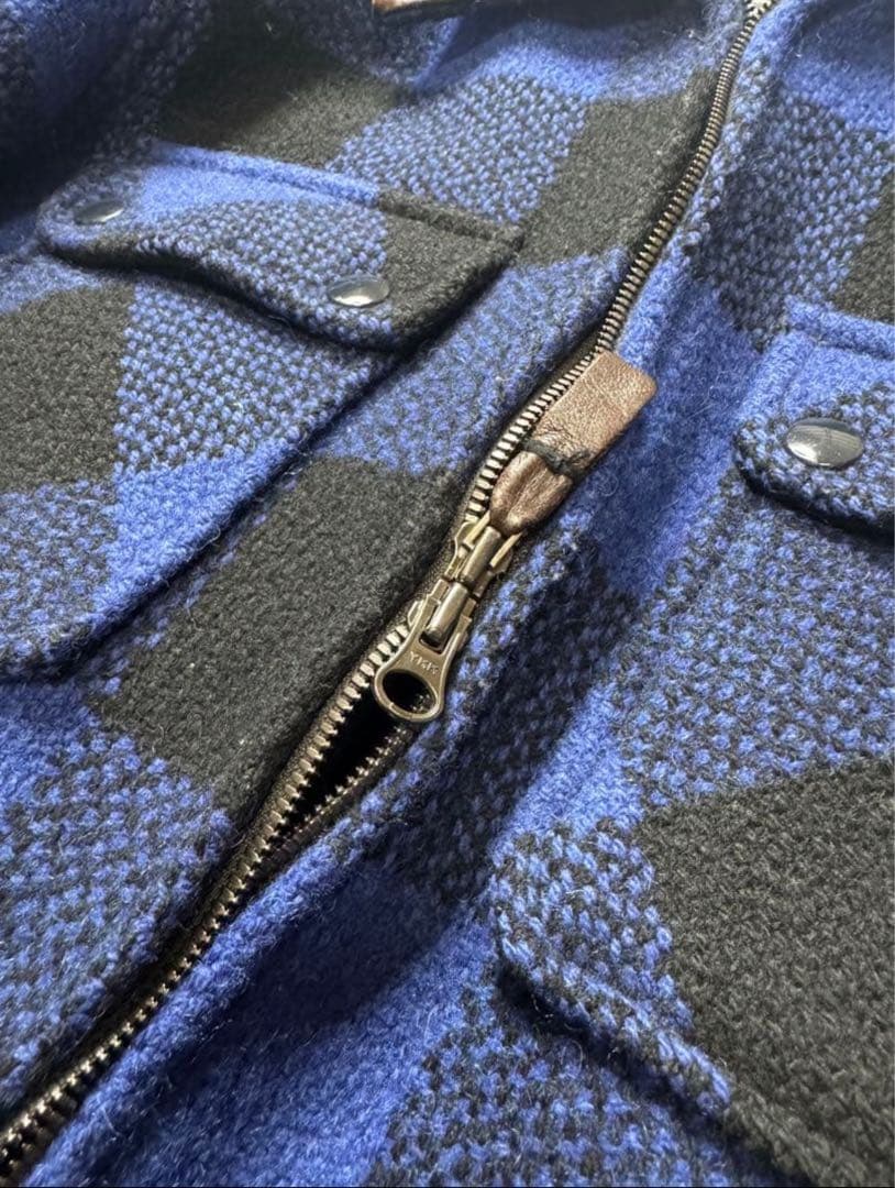 【美品】ハリウッドランチマーケット バッファローチェック CPOジャケット　2