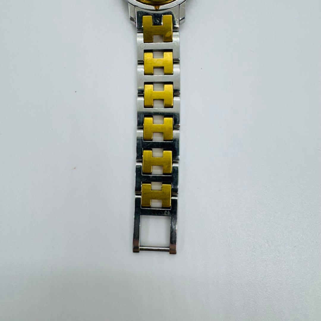 ✨HERMES✨エルメス✨コンビ✨ゴールド文字盤✨クリッパー✨腕時計✨