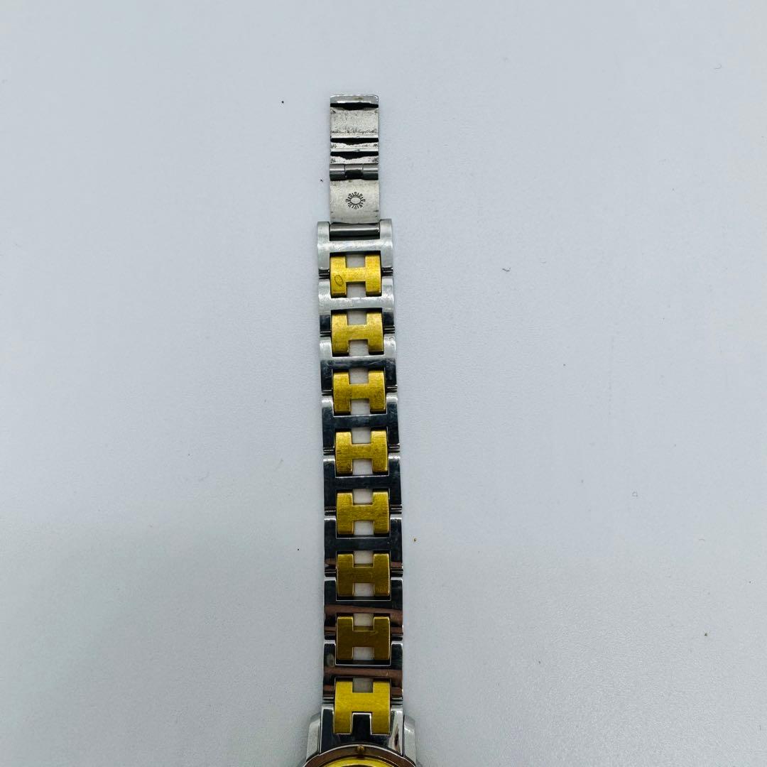 ✨HERMES✨エルメス✨コンビ✨ゴールド文字盤✨クリッパー✨腕時計✨