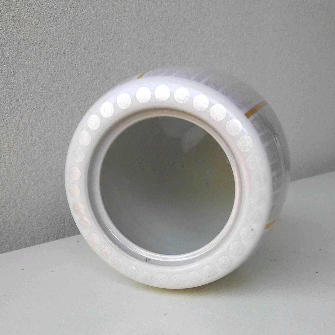 中田一於　九谷焼　香炉　釉裏銀彩