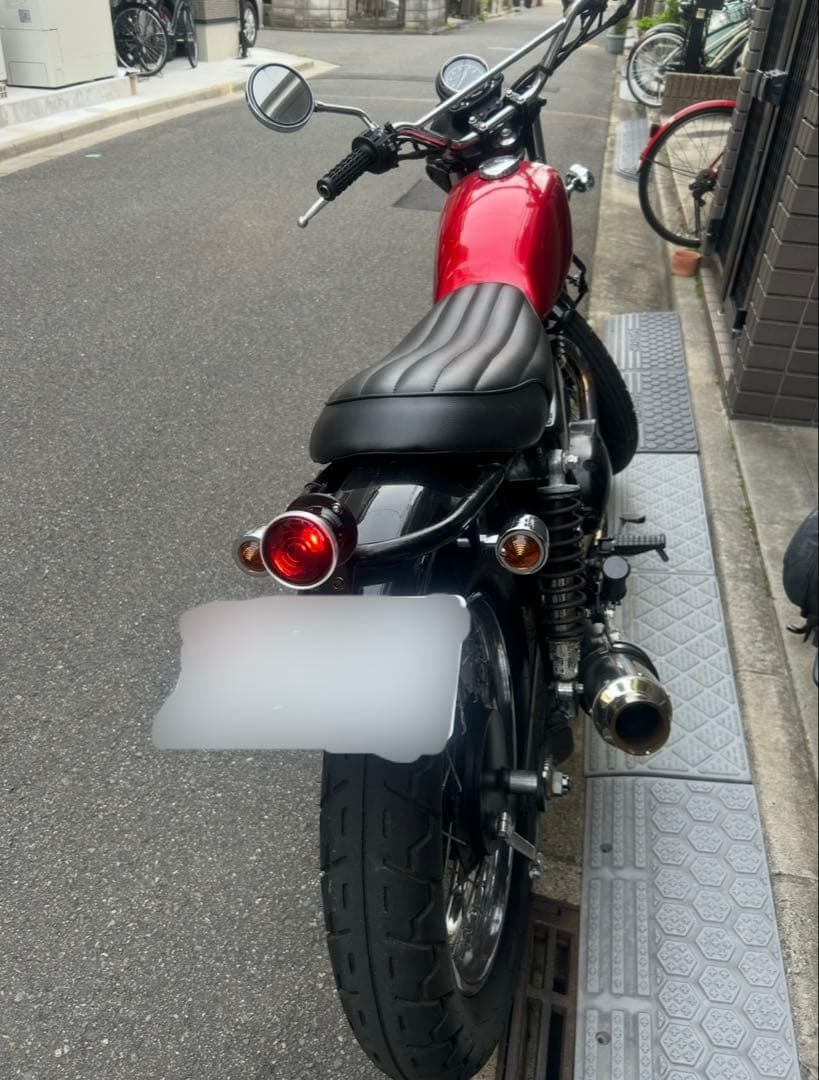 250TR OSCARフェンダー、GOODsテールランプキットセット　黒